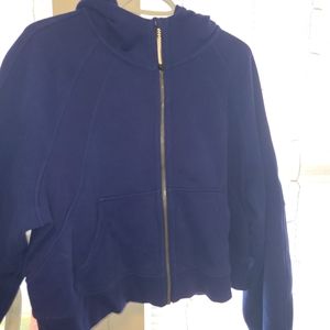Lululemon oversized full zip scuba